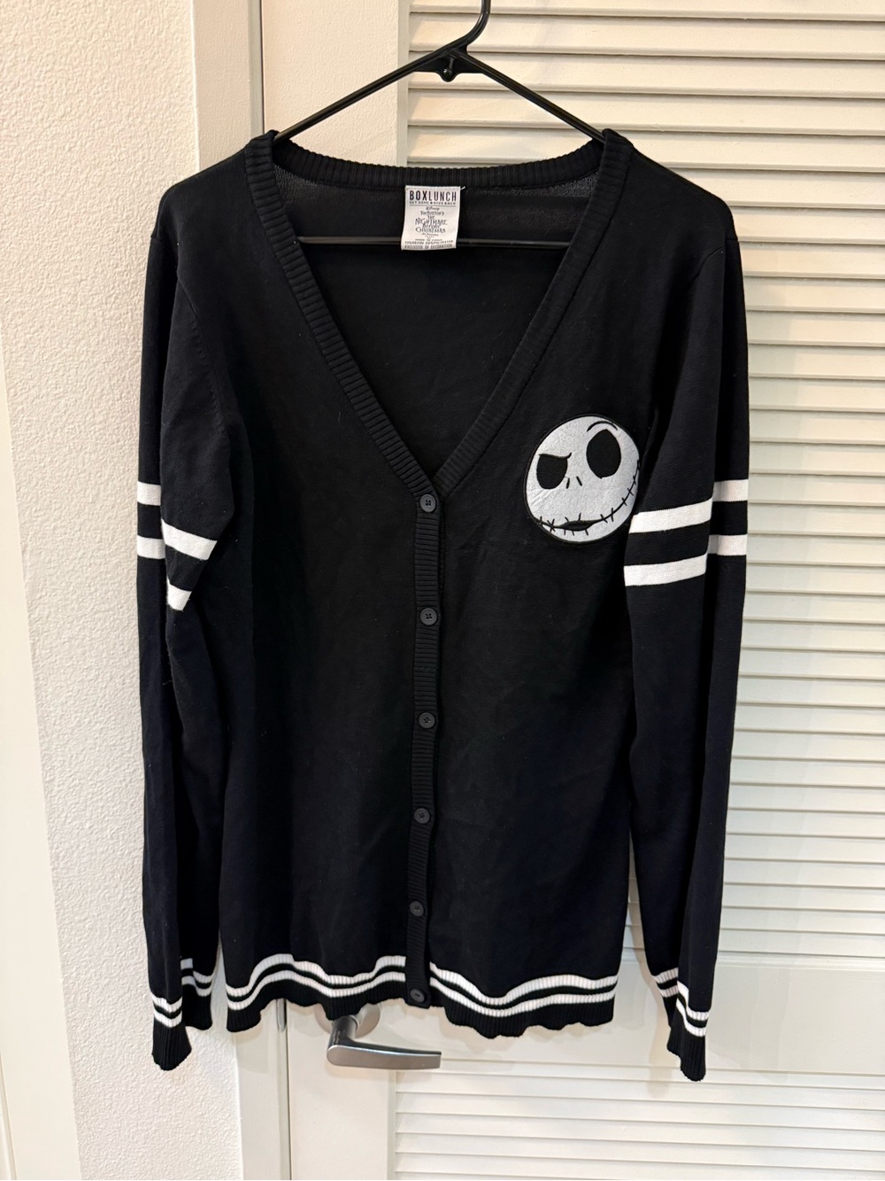 Disney The Nightmare Before Christmas Jack Skellington Cardigan (XL)